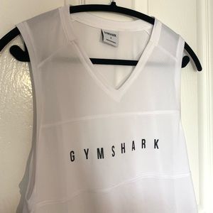 GYMSHARK White Top, Size Small